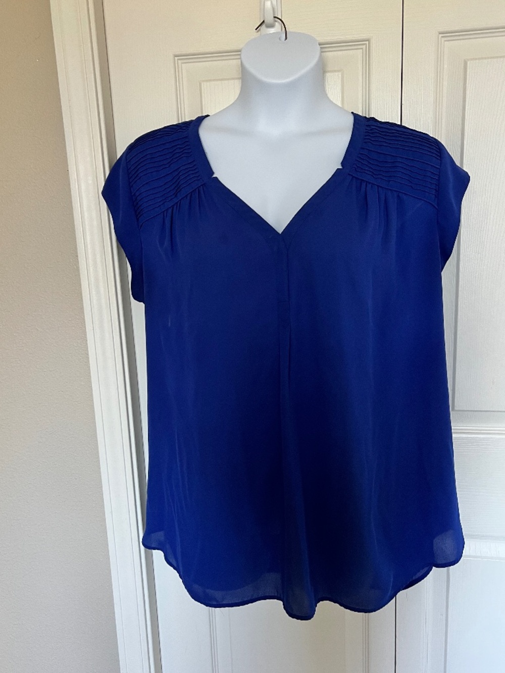 Dark blue blouse